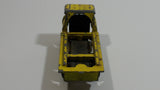 Vintage Unknown Brand Yellow Truck Die Cast Toy Car Vehicle