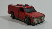 1978 Hot Wheels Emergency Squad Rescue Ranger Red Fire Truck Die Cast Toy Car Vehicle - BW - Blue Lights - Hong Kong