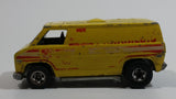 Vintage 1977 Hot Wheels Super Van Paramedic Yellow Die Cast Toy Car Vehicle BW - Hong Kong