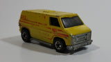 Vintage 1977 Hot Wheels Super Van Paramedic Yellow Die Cast Toy Car Vehicle BW - Hong Kong