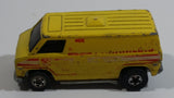 Vintage 1977 Hot Wheels Super Van Paramedic Yellow Die Cast Toy Car Vehicle BW - Hong Kong