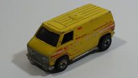 Vintage 1977 Hot Wheels Super Van Paramedic Yellow Die Cast Toy Car Vehicle BW - Hong Kong