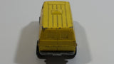 Vintage 1977 Hot Wheels Super Van Paramedic Yellow Die Cast Toy Car Vehicle BW - Hong Kong