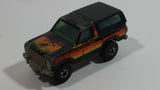 1982 Hot Wheels Ford Bronco Black Die Cast Toy Car SUV Vehicle BW Hong Kong