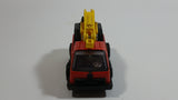 Vintage Tonka Mobile Excavator Truck Orange and Yellow Pressed Steel and Plastic Toy Car Vehicle