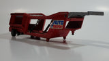 Vintage 1976 Lesney Matchbox Super Kings No. K-10 Car Transporter Car Carrier Semi Trailer Red Die Cast Toy Car Vehicle