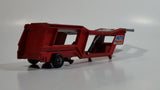 Vintage 1976 Lesney Matchbox Super Kings No. K-10 Car Transporter Car Carrier Semi Trailer Red Die Cast Toy Car Vehicle