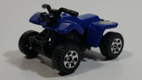 2007 Matchbox 4 Wheels Quad Royal Blue Die Cast Toy ATV All Terrain Vehicle No Rider