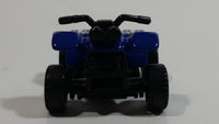 2007 Matchbox 4 Wheels Quad Royal Blue Die Cast Toy ATV All Terrain Vehicle No Rider