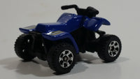 2007 Matchbox 4 Wheels Quad Royal Blue Die Cast Toy ATV All Terrain Vehicle No Rider