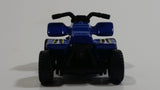 2007 Matchbox 4 Wheels Quad Royal Blue Die Cast Toy ATV All Terrain Vehicle No Rider