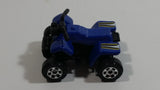 2007 Matchbox 4 Wheels Quad Royal Blue Die Cast Toy ATV All Terrain Vehicle No Rider