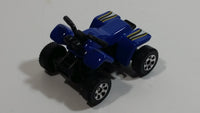 2007 Matchbox 4 Wheels Quad Royal Blue Die Cast Toy ATV All Terrain Vehicle No Rider