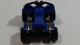 2007 Matchbox 4 Wheels Quad Royal Blue Die Cast Toy ATV All Terrain Vehicle No Rider