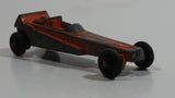 Vintage Tootsie Toys Wedge Dragster Orange Die Cast Toy Car Vehicle Made in U.S.A. (4)