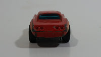 1982 Hot Wheels Gold Hot Ones Corvette Stingray Red Die Cast Toy Car Vehicle - Hong Kong