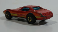 1982 Hot Wheels Gold Hot Ones Corvette Stingray Red Die Cast Toy Car Vehicle - Hong Kong