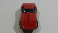 1982 Hot Wheels Gold Hot Ones Corvette Stingray Red Die Cast Toy Car Vehicle - Hong Kong