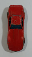 1982 Hot Wheels Gold Hot Ones Corvette Stingray Red Die Cast Toy Car Vehicle - Hong Kong