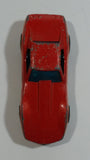 1982 Hot Wheels Gold Hot Ones Corvette Stingray Red Die Cast Toy Car Vehicle - Hong Kong