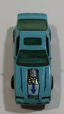 1990 Hot Wheels Blown Camaro Z28 Light Blue Turquoise Die Cast Toy Car Vehicle UH