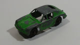 Vintage Tootsie Toys Porsche Green Die Cast Toy Car Vehicle Made in Chicago U.S.A.