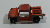 Vintage Tootsie Toys Baja Runabout Orange Die Cast Toy Car Vehicle Made in U.S.A.