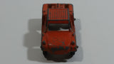 Vintage Tootsie Toys Baja Runabout Orange Die Cast Toy Car Vehicle Made in U.S.A.