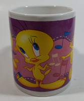 Gibson Warner Bros Looney Tunes Tweety Bird Cartoon Character Music Musical Notes Themed Ceramic Coffee Mug