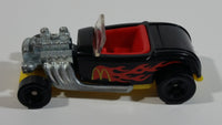 1994 Hot Wheels Roadster Flame Rider Black Die Cast Toy Hot Rod Car Vehicle McDonald's Happy Meal