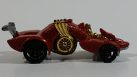 2014 Hot Wheels HW City Medieval Rides Knight Draggin' Dark Orange Die Cast Toy Car Vehicle