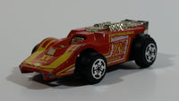 1985 Hot Wheels XV Racer Red Orange Motorized Friction Die Cast Toy Car Vehicle - Hong Kong