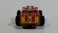 1985 Hot Wheels XV Racer Red Orange Motorized Friction Die Cast Toy Car Vehicle - Hong Kong