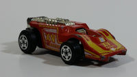 1985 Hot Wheels XV Racer Red Orange Motorized Friction Die Cast Toy Car Vehicle - Hong Kong