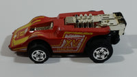 1985 Hot Wheels XV Racer Red Orange Motorized Friction Die Cast Toy Car Vehicle - Hong Kong