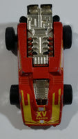 1985 Hot Wheels XV Racer Red Orange Motorized Friction Die Cast Toy Car Vehicle - Hong Kong