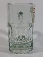 Vintage A & W Root Beer Logo 5 3/4" Tall Clear Glass Mug