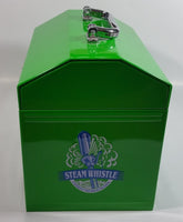 Drink Steam Whistle Pilsner Canada's Pilsner Beer Bright Green Metal Lunch Box