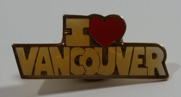 I Heart Vancouver, BC Enamel Metal Lapel Pin Souvenir Travel Collectible