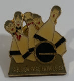 Golden Age Bowlers Bowling Award Enamel Metal Lapel Pin