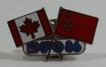 1986 Vancouver Exposition Expo 86 Canada and Soviet Union Flags Enamel Metal Lapel Pin