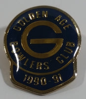 1990-91 Golden Age Bowlers Club Bowling Award Metal Lapel Pin