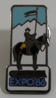 1986 Vancouver Exposition Expo 86 Canada RCMP Enamel Metal Lapel Pin