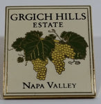 Grgich Hills Estate Napa Valley Square Metal and Enamel Lapel Pin Travel Collectible