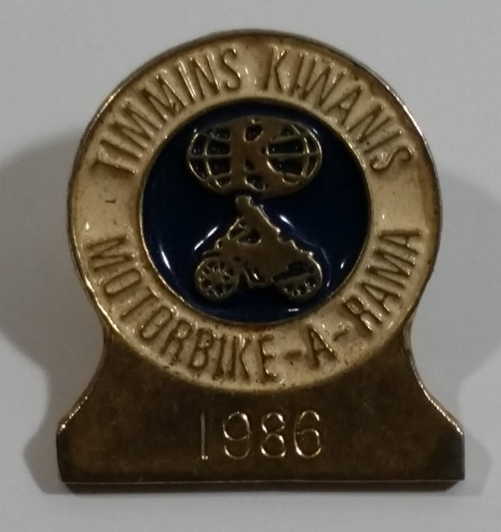 1986 Timmins Ontario Kiwanis Motorbike-A-Rama Metal and Enamel Lapel Pin