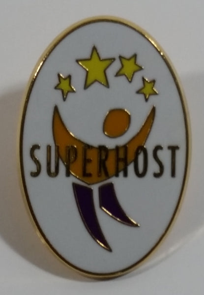 Super Host Metal and Enamel Lapel Pin