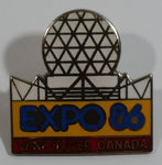 1986 Vancouver Exposition Expo 86 Science Center Themed Enamel Metal Lapel Pin