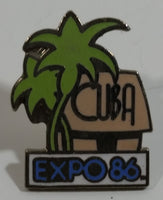 1986 Vancouver Exposition Expo 86 Cuba Enamel Metal Lapel Pin