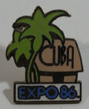 1986 Vancouver Exposition Expo 86 Cuba Enamel Metal Lapel Pin