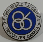 1986 The World Exposition Vancouver, B.C. Canada Round Metal and Enamel Lapel Pin